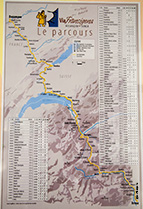 карта маршрута Via Francigena, скачать