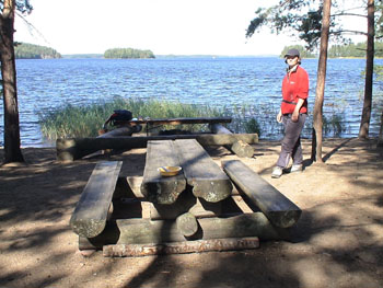 Байдарочный поход по Финляндии, озеро Haukivesi