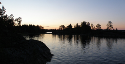 озеро луонтери, финляндия