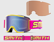 горнолыжная маска Smith Squad blue sensor mirror